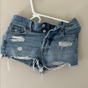 Denim Distressed Women Shorts